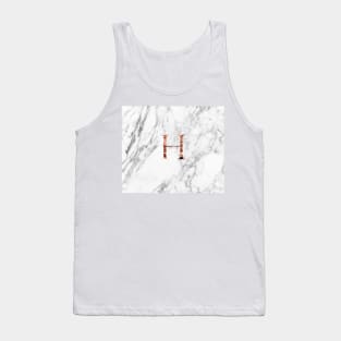 Monogram rose marble H Tank Top